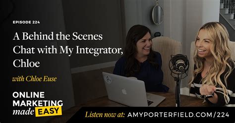 A Behind the Scenes Chat with My Integrator 